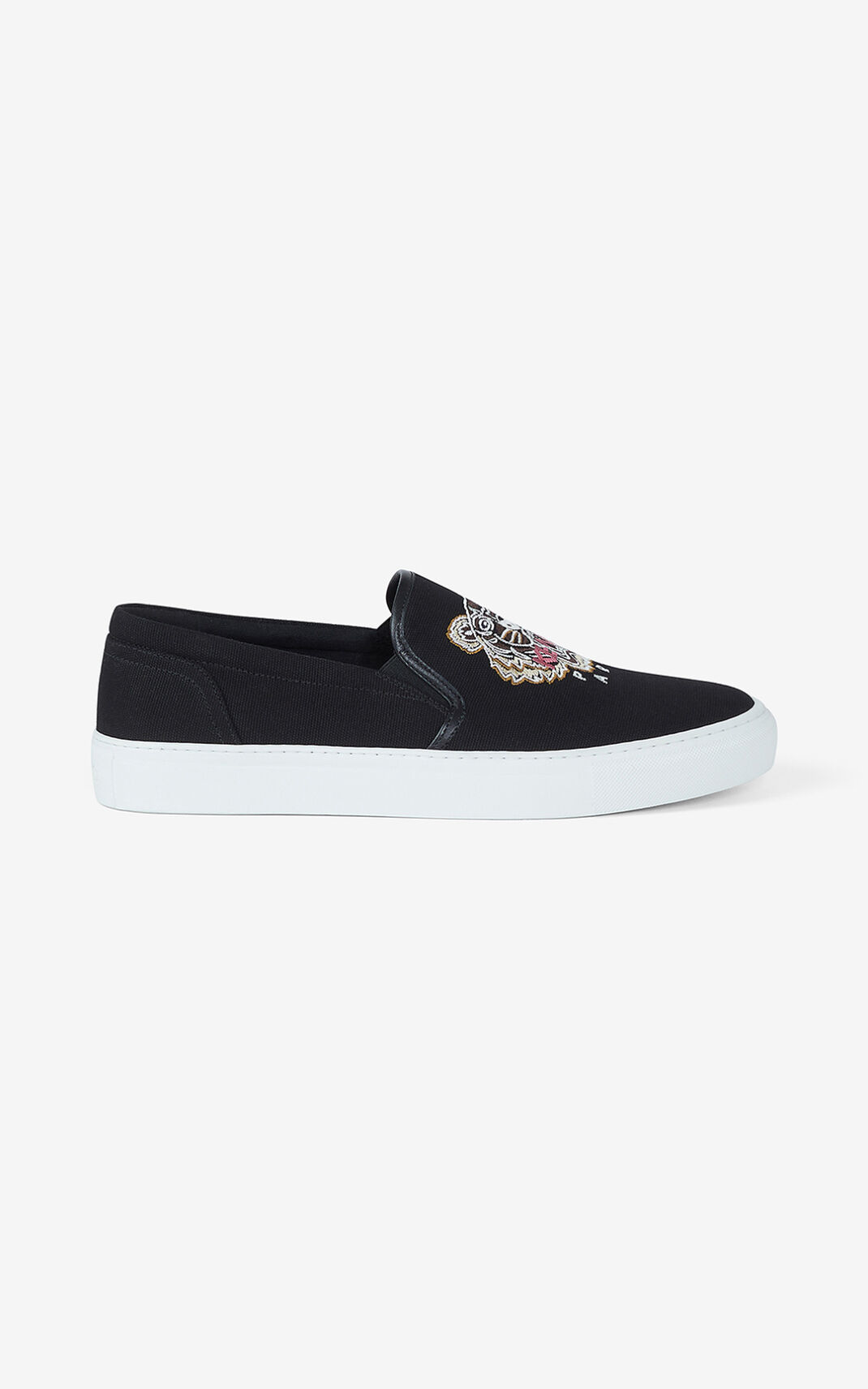 Kenzo K Skate Tiger lace free Tenisice Muške - Crne - Hrvatska PJHNAW832